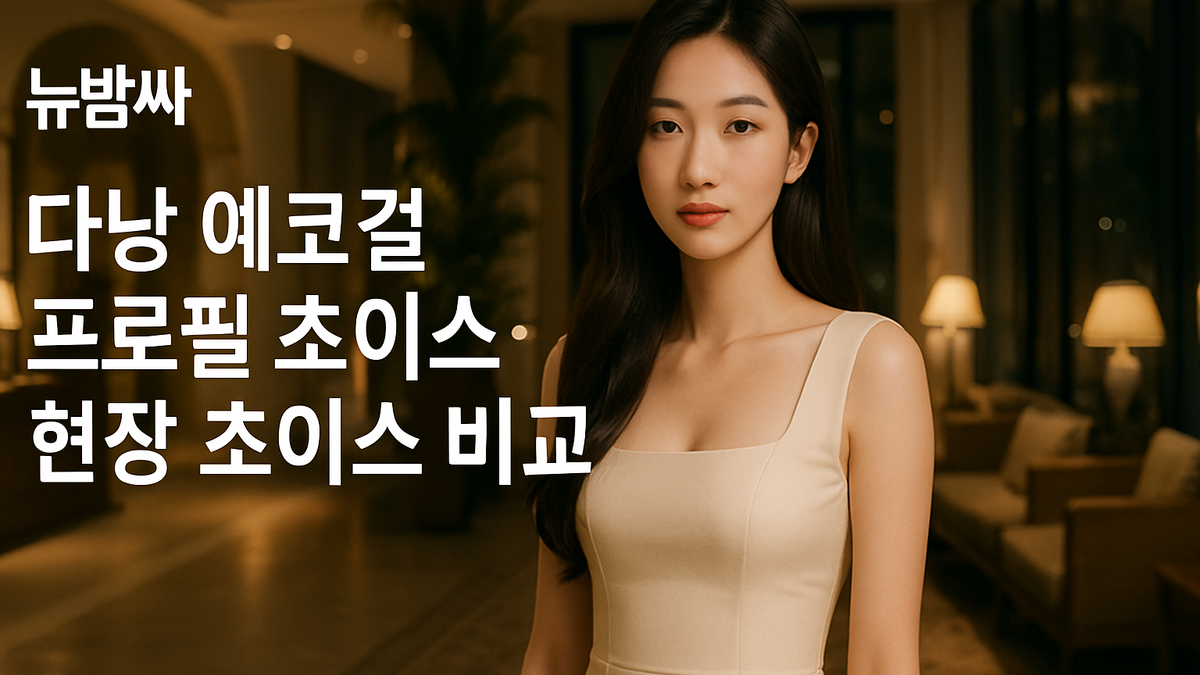 다낭 에코걸 프로필 초이스·현장 초이스 비교 정리