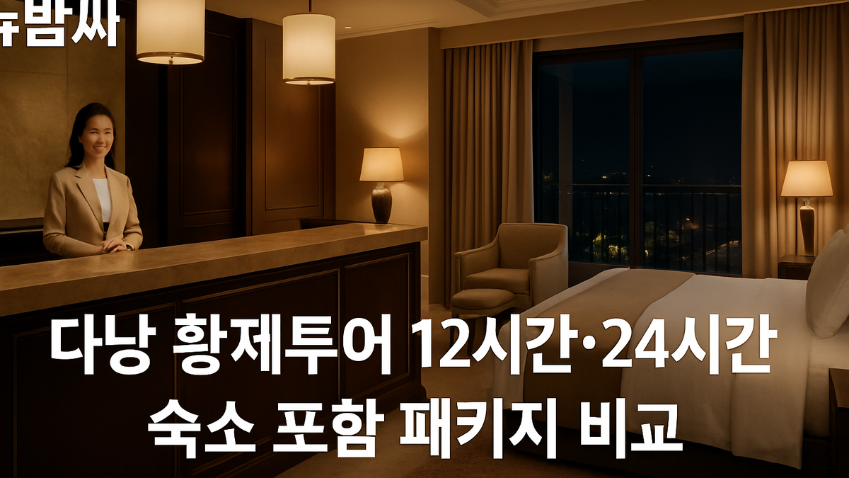 다낭 황제투어 12시간·24시간 숙소 포함 비교